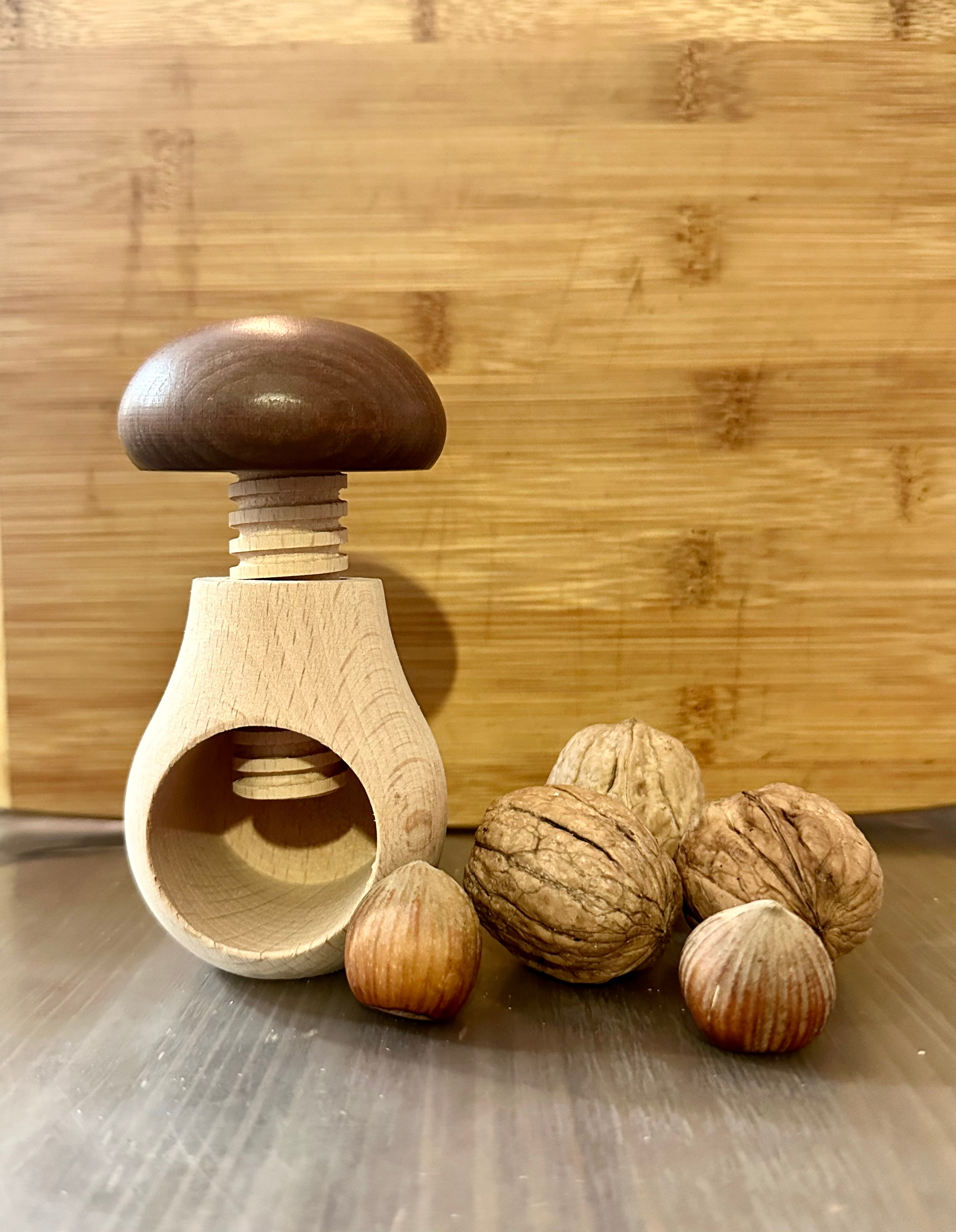 Solid Hardwood Nut Cracker