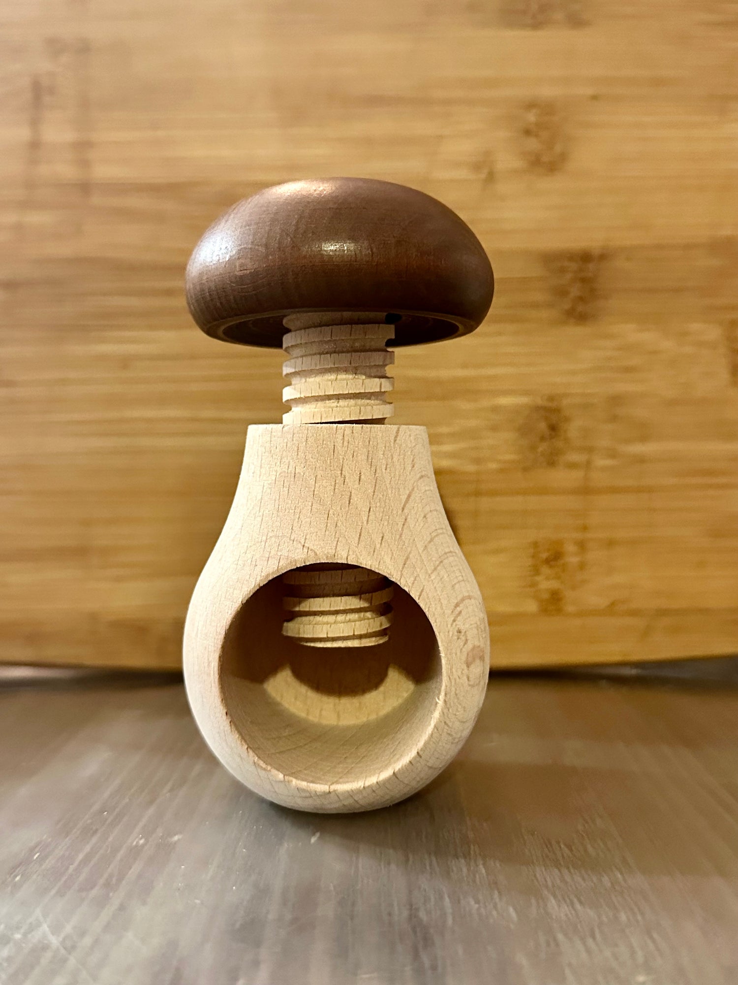 Solid Hardwood Nut Cracker